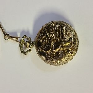 Vintage Le Baron pocket watch Fisherman